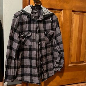 Men’s Hooded Flannel